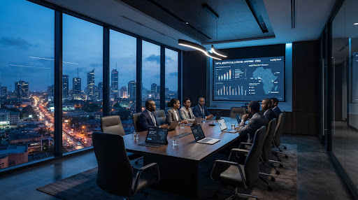 Corporate boardroom