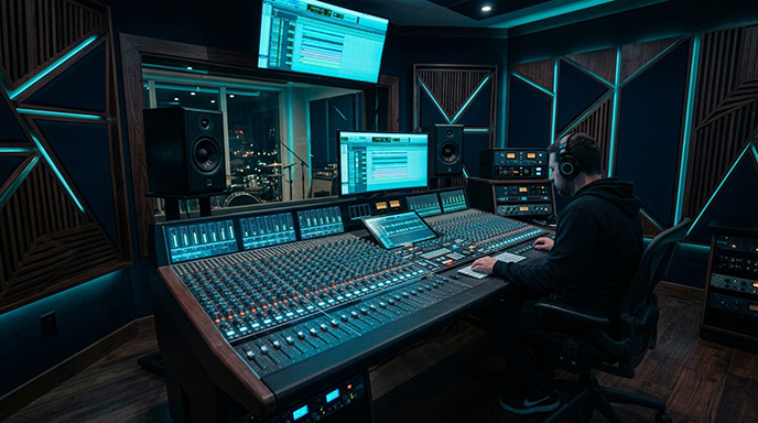 Music recording studio